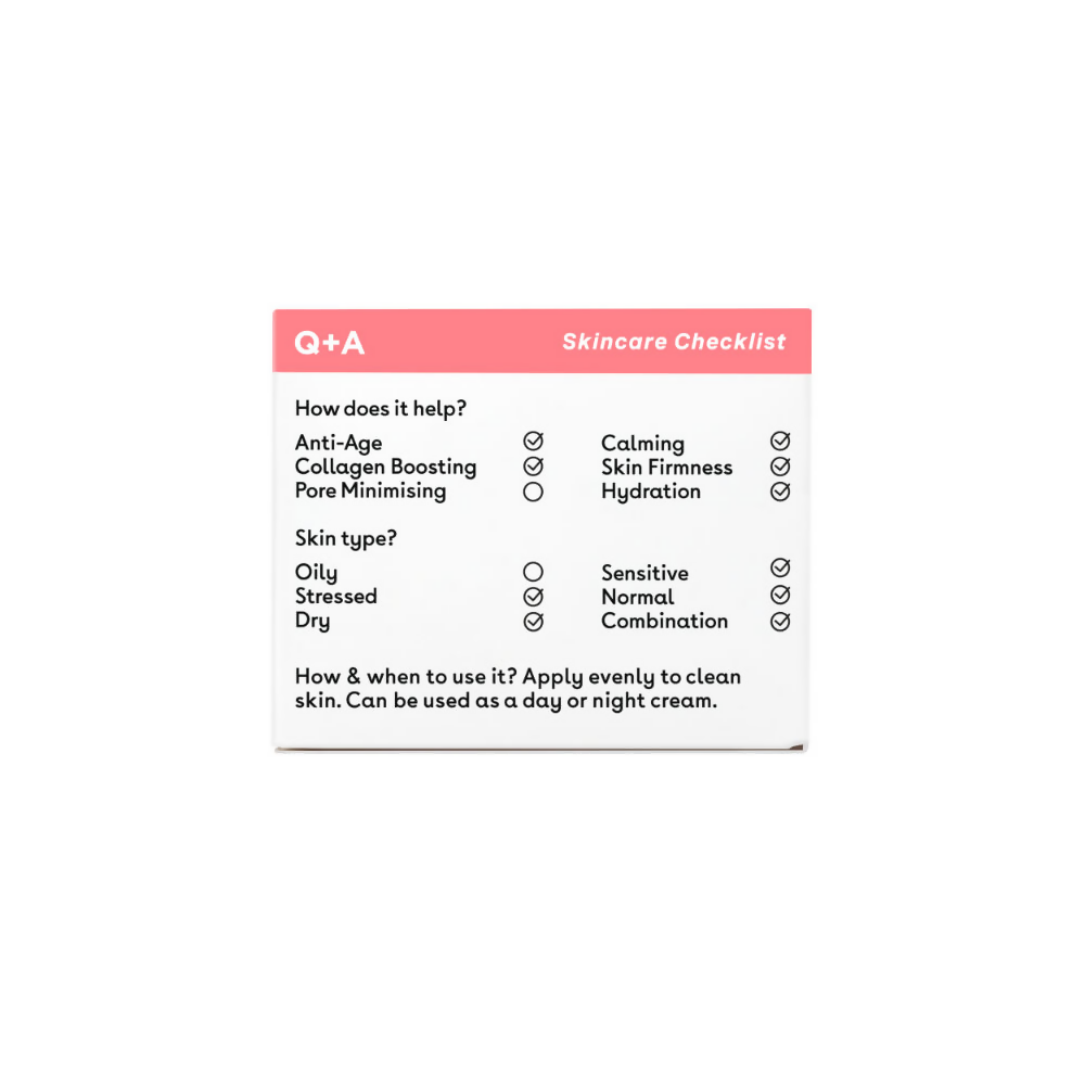 Q+A Collagen Face Cream - Distacart