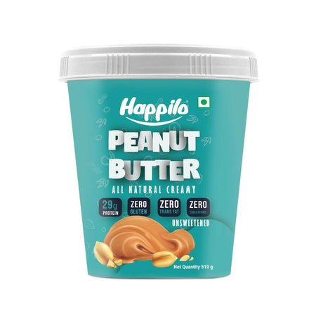 Happilo All Natural Peanut Butter Creamy-Unsweetened