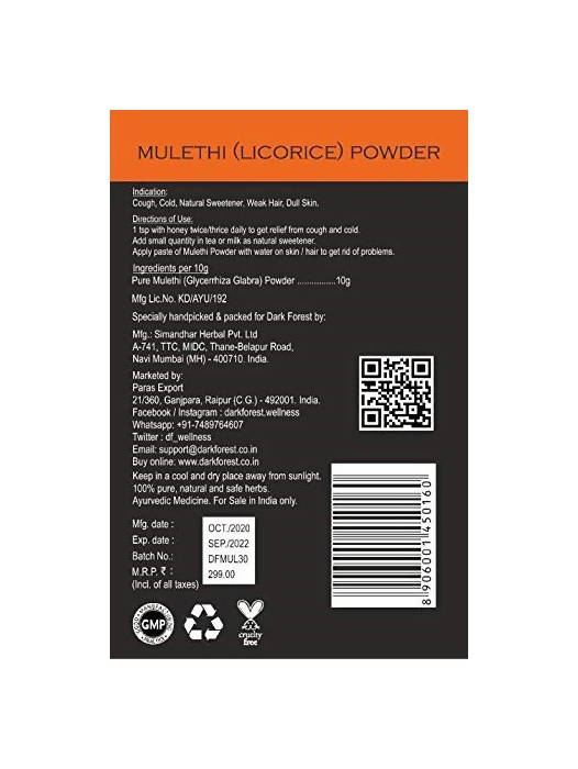 Dark Forest Anti Pigmentation Face Pack