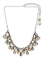 Women's Rhodium-Plated Necklace - Ruby Raang - Distacart