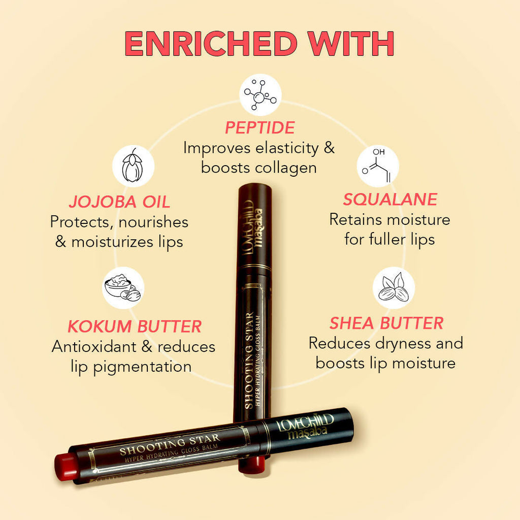 LoveChild By Masaba Gupta Shooting Star Hyper Hydrating Gloss Balm - Stardust