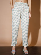 Myshka Women Multi Floral Kurta & Trousers - Distacart