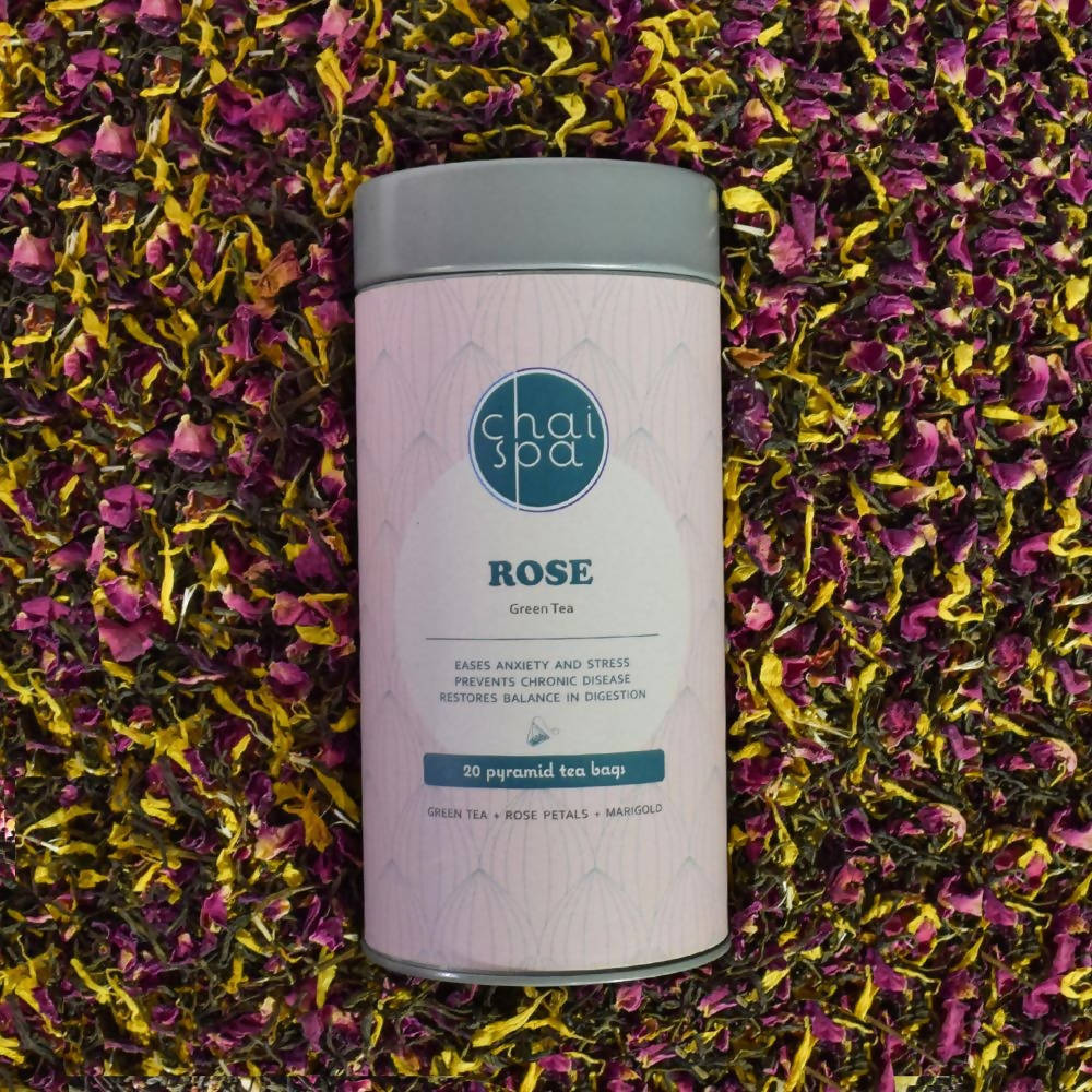 Chai Spa Rose Green Tea - Distacart