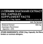 Livestamin Shatavari Extract Capsules - Distacart