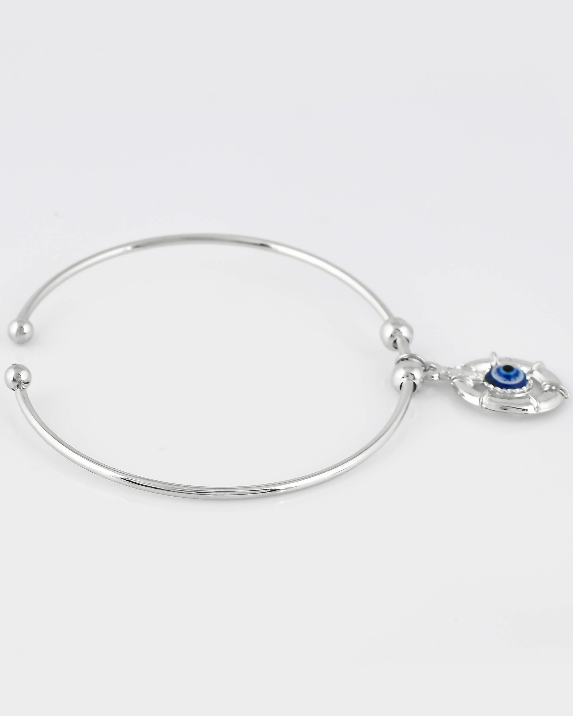 VOJ Stainless Steel Beads Silver Bracelet - Distacart