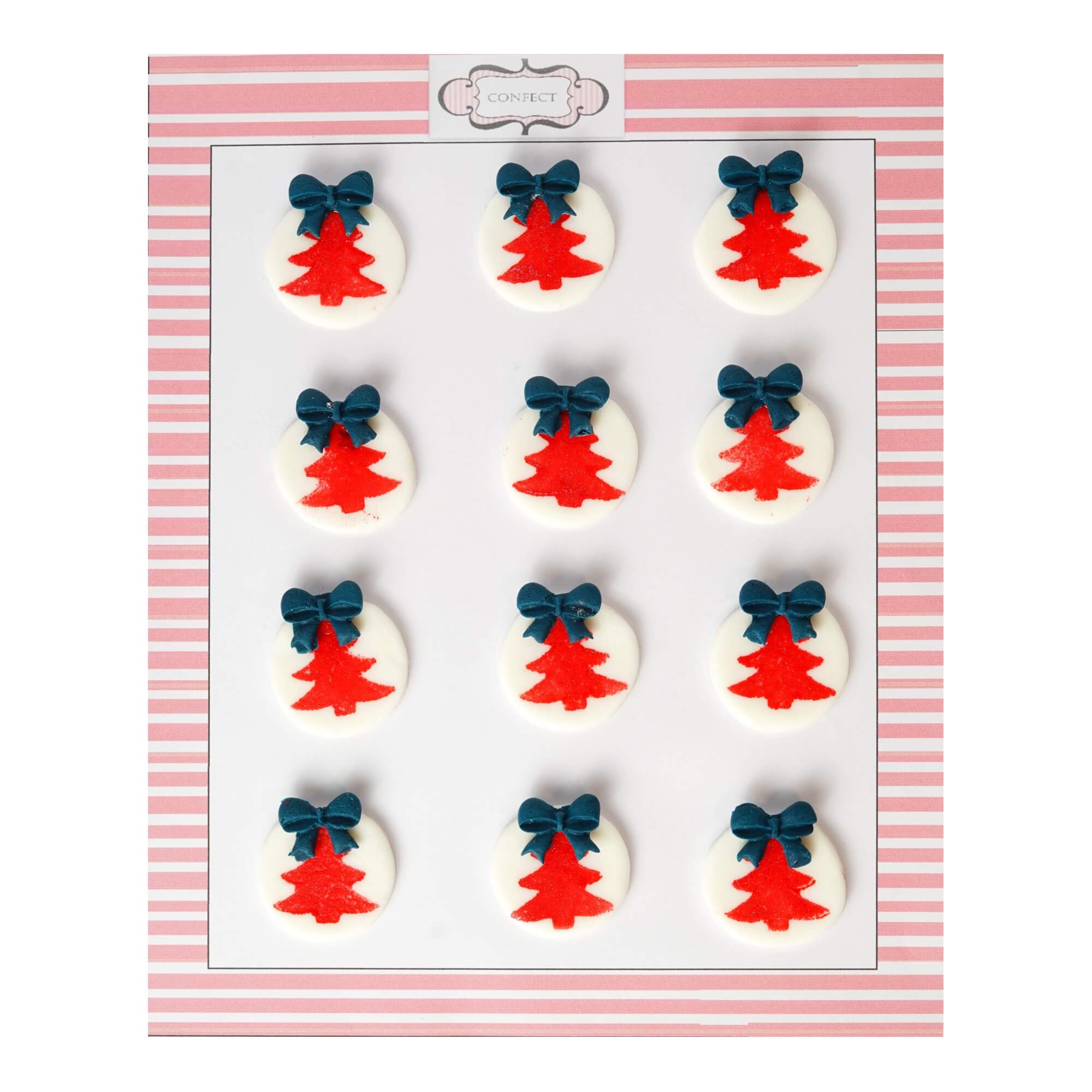 confect christmas tree red navy cc 23 60 gms