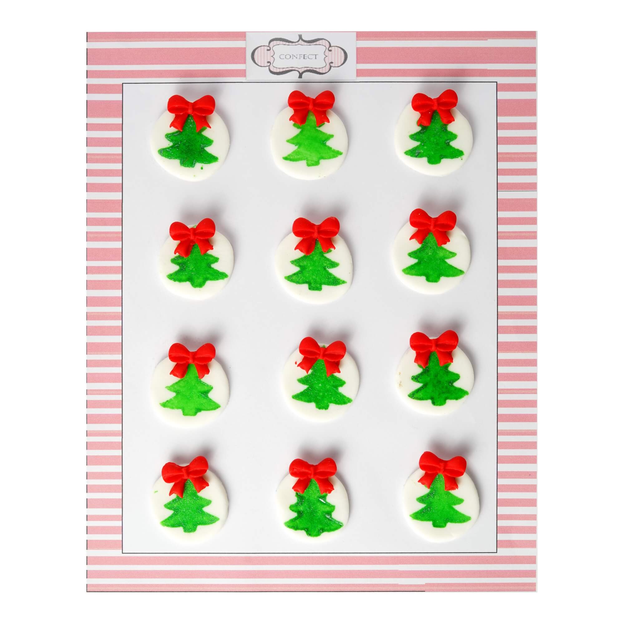 confect christmas tree green red cc 24 60 gms