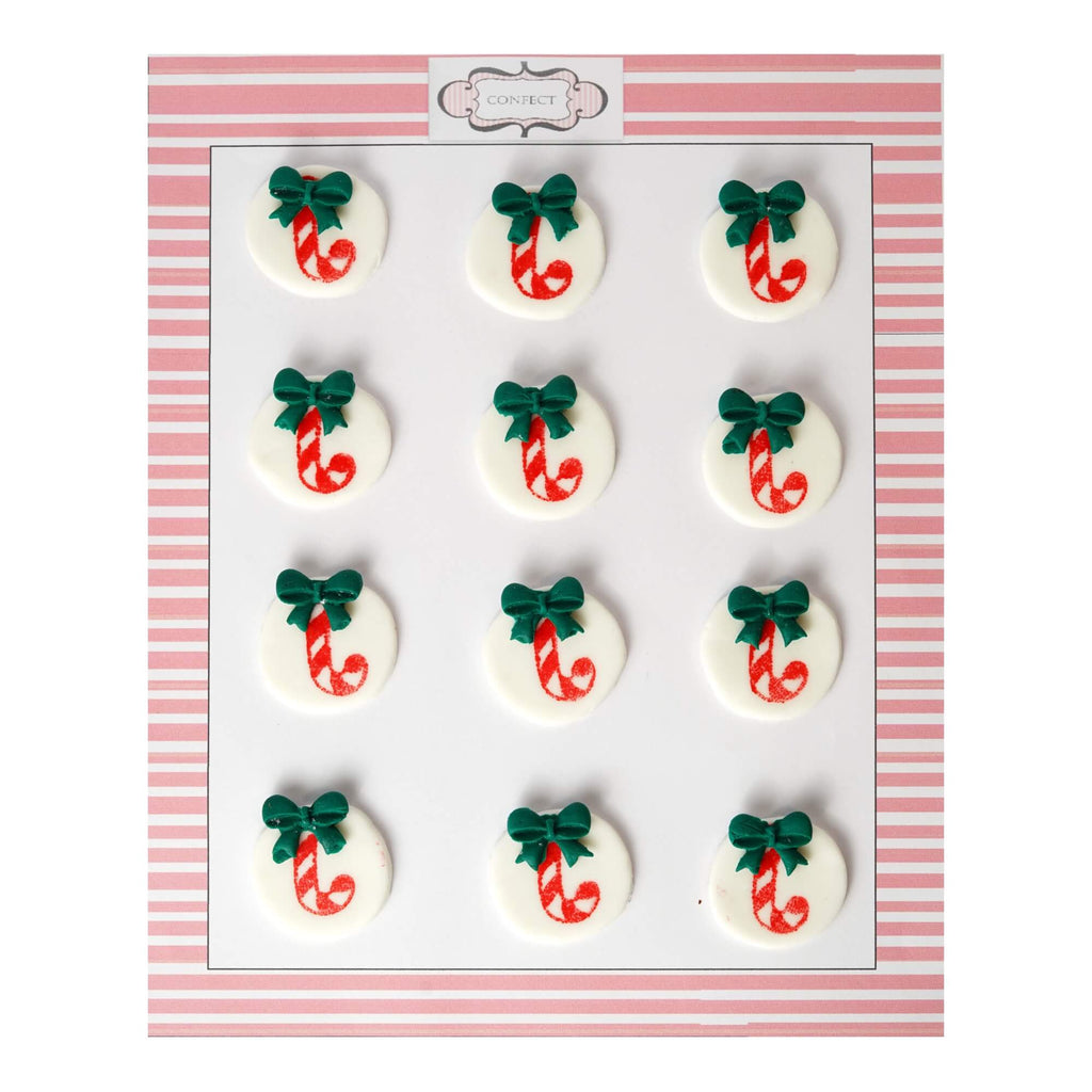 confect christmas candy cane red green cc 25 60 gms