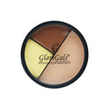 Glamgals Hollywood-U.S.A Waterproof Matte Finish Trio Concealer Palette (3 Shades)