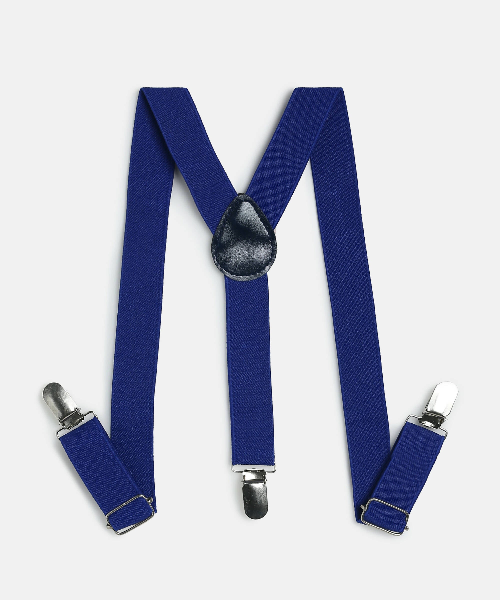 Manet Boys Solid Suspenders - Dark Blue