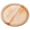 Eco Friendly Areca Leaf 8" Round Rimmed Plate
