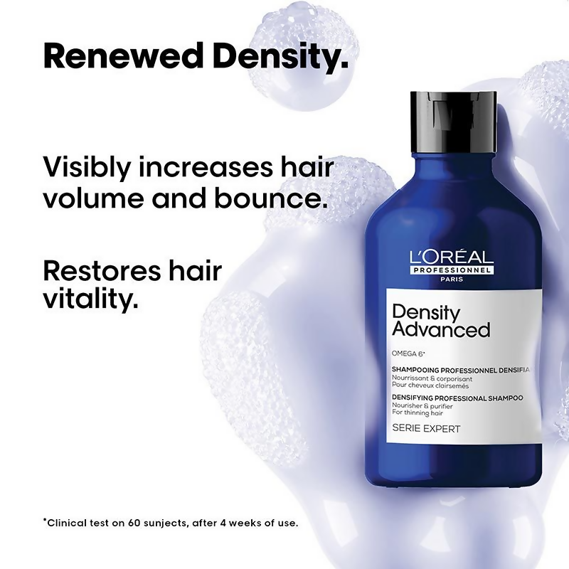 L’Oreal Professionnel Density Advanced Shampoo For Thinning Hair Visibly Increases Volume - Distacart