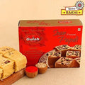 Premium Beads Flower Rakhi & Soan Papdi - Distacart