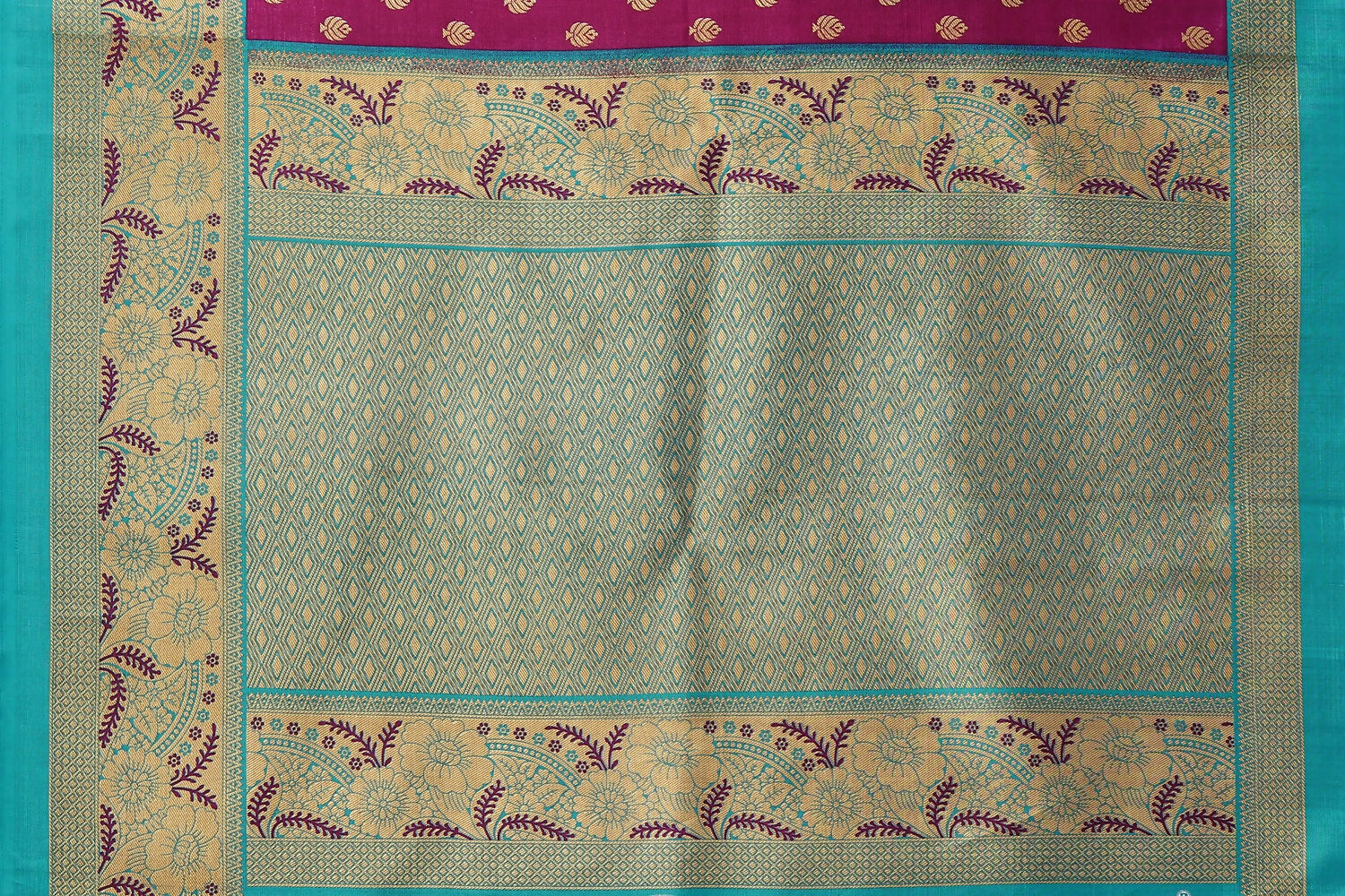 Vamika Purple Printed Art Silk Saree