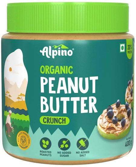 Alpino Organic Natural Peanut Butter Crunch
