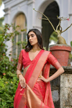 Gajri Kalyani Silk Woven Design Saree - Priyalaxmi