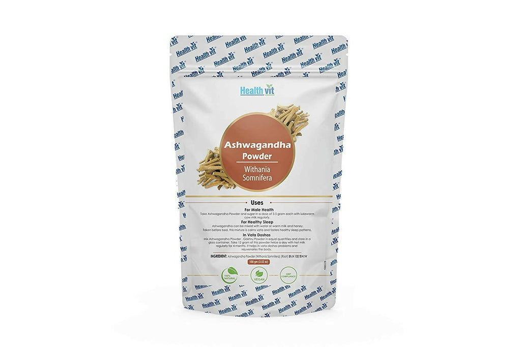 Healthvit Natural Ashwagandha Powder - Distacart