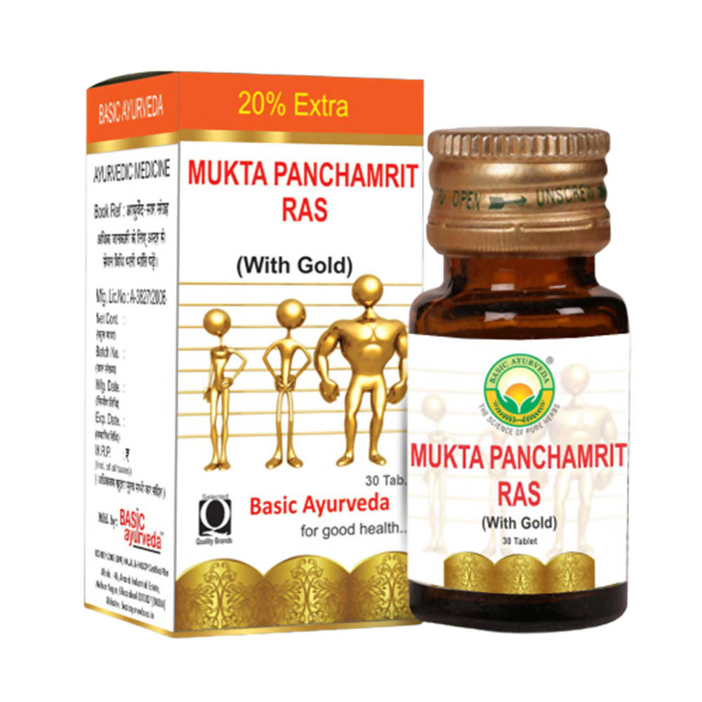 Basic Ayurveda Mukta Panchamrit Ras - Limited Time Offer