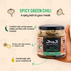 Jhaji Store Spicy Green Chilli Pickle