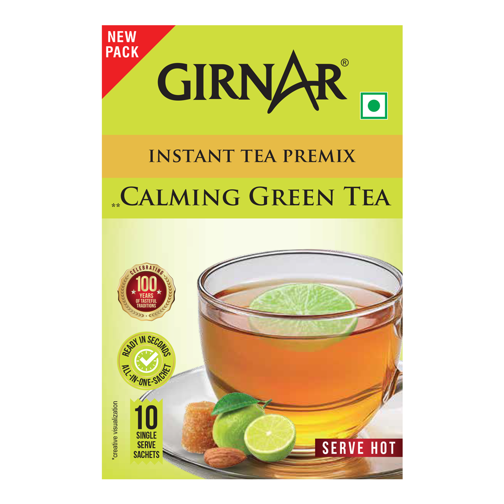 Girnar Instant Premix Calming Green Tea - Distacart