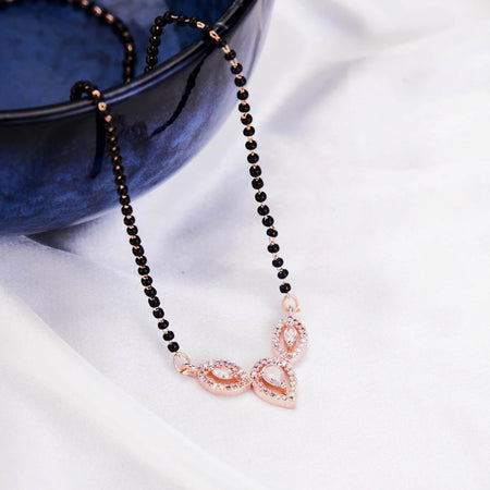 Joban Fashion Women White Ad Mangalsutra