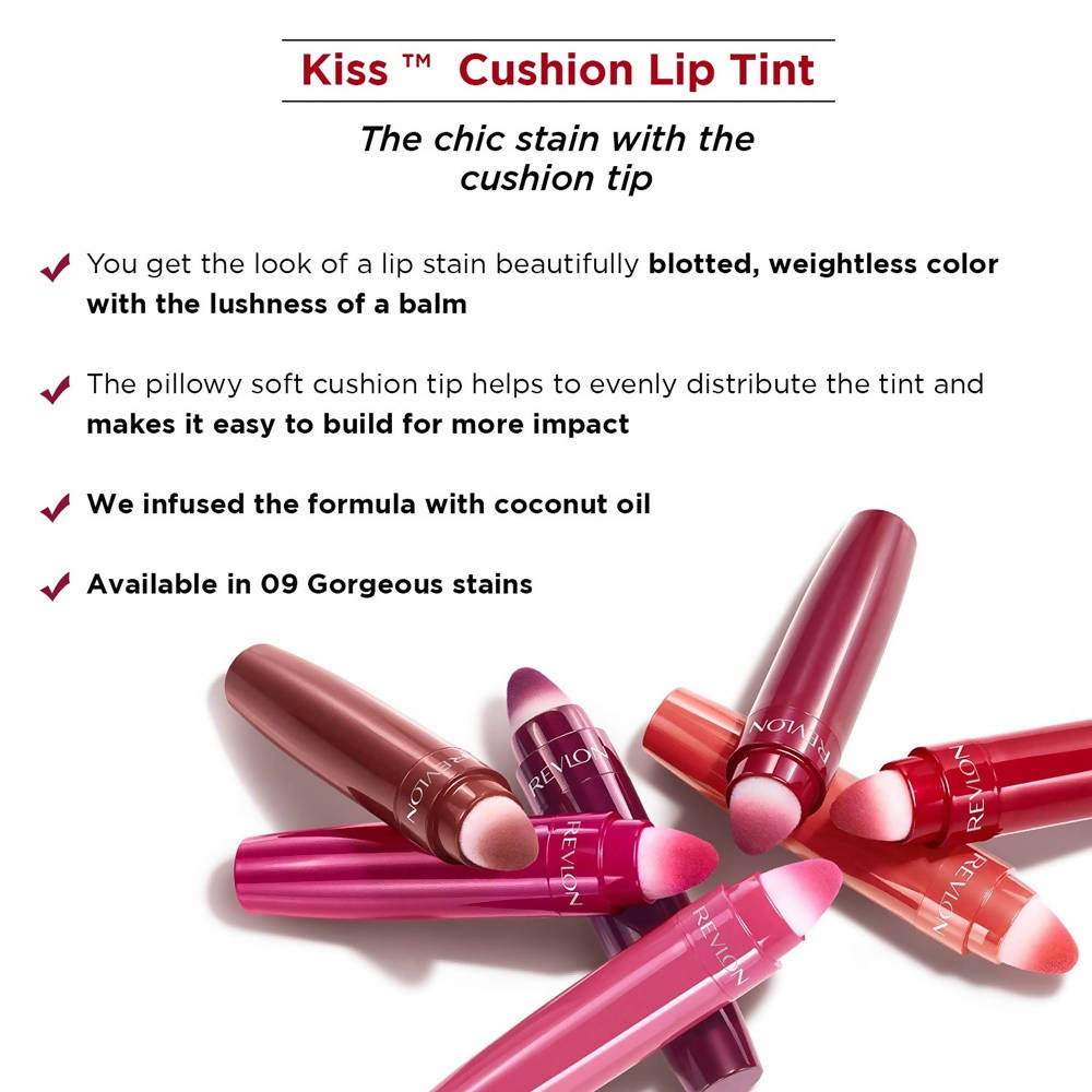 Revlon Kisstty Kiss Cushion Lip Tint - Pretty Kiss
