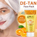 Globus Naturals De Tan Face Pack, Suitable For All Skin Types