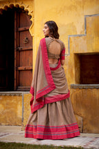 Evanik Pure Chanderi With Thread Work Lehenga Choli - Distacart