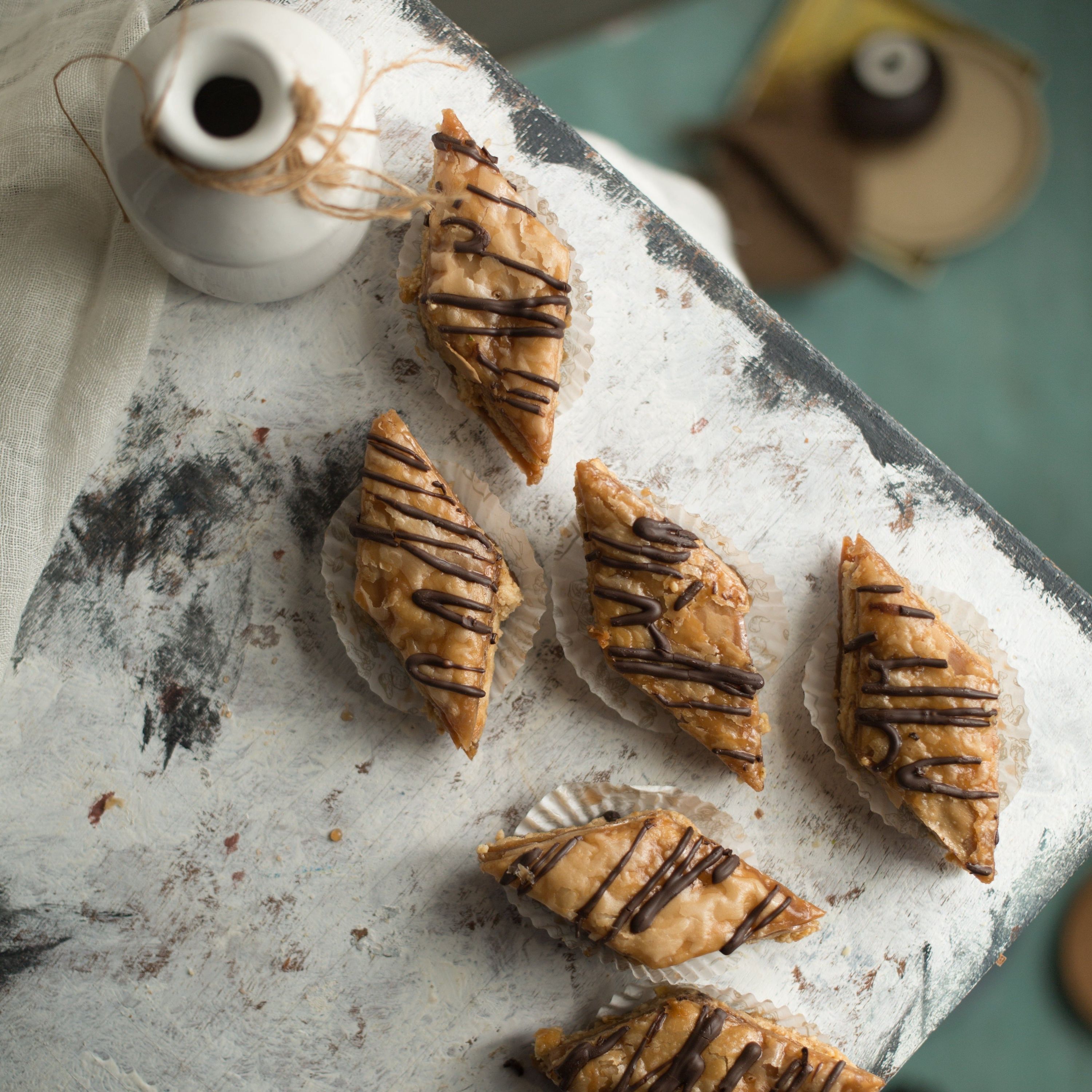 Almond House Chocolate Layered Baklava - Distacart