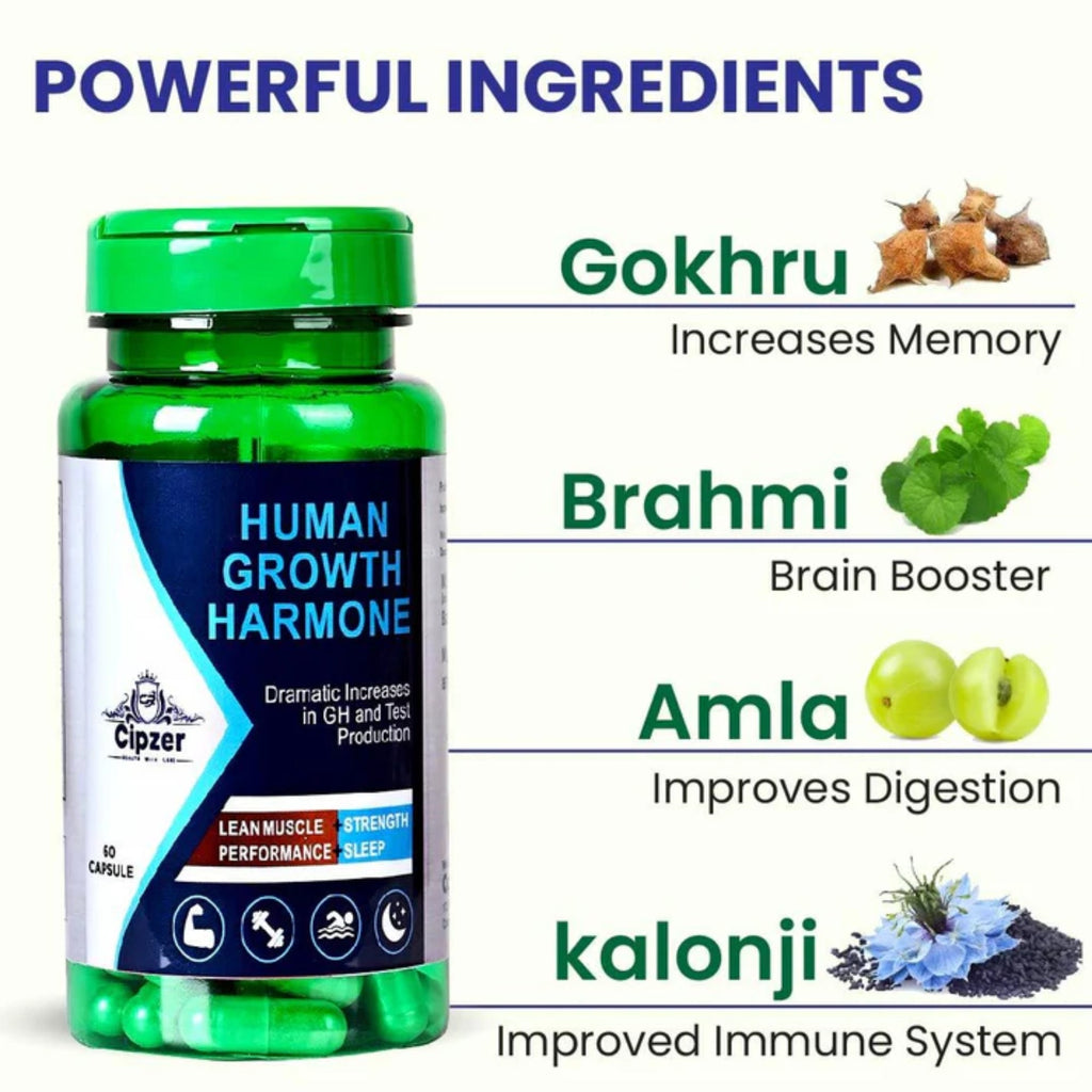 Cipzer Human Growth Harmone Capsules - Distacart