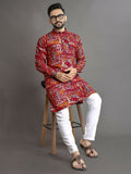 Anaita Multicolor Printed Cotton Straight Kurta