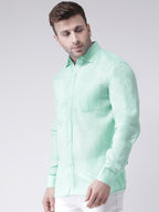 RIAG Green Men's Full Sleeves Shirt - Distacart