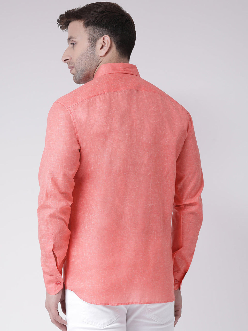 RIAG Orange Men's Full Sleeves Shirt - Distacart