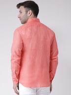 RIAG Orange Men's Full Sleeves Shirt - Distacart