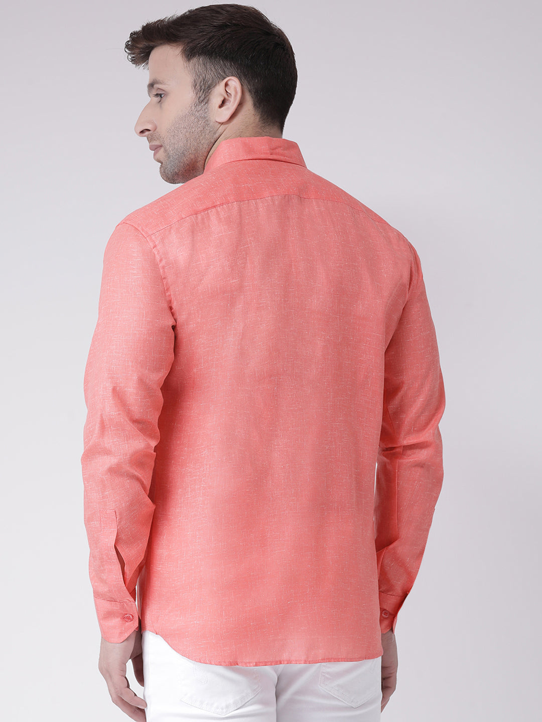 RIAG Orange Men's Full Sleeves Shirt - Distacart