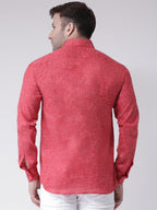 RIAG Red Men's Full Sleeves Shirt - Distacart
