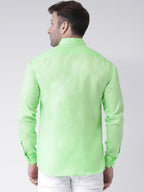 RIAG Green Men's Full Sleeves Shirt - Distacart
