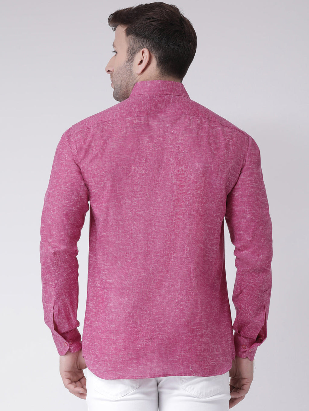 RIAG Purple Men's Full Sleeves Shirt - Distacart