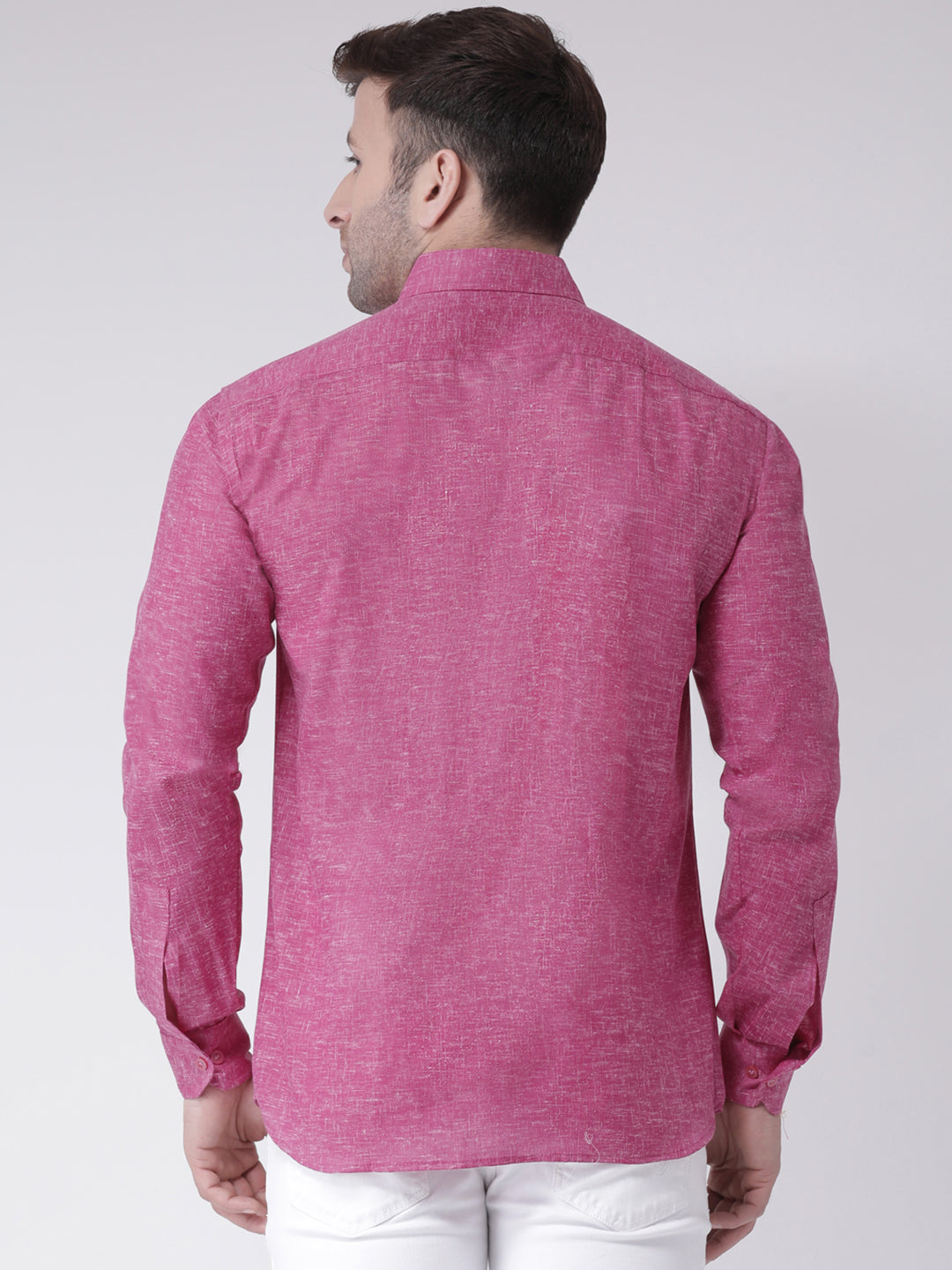 RIAG Purple Men's Full Sleeves Shirt - Distacart