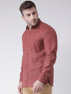 RIAG Brown Men's Full Sleeves Shirt - Distacart