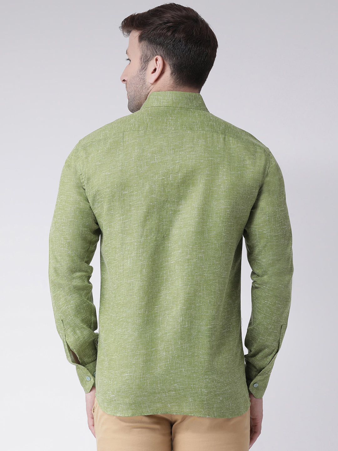 RIAG Green Men's Full Sleeves Shirt - Distacart