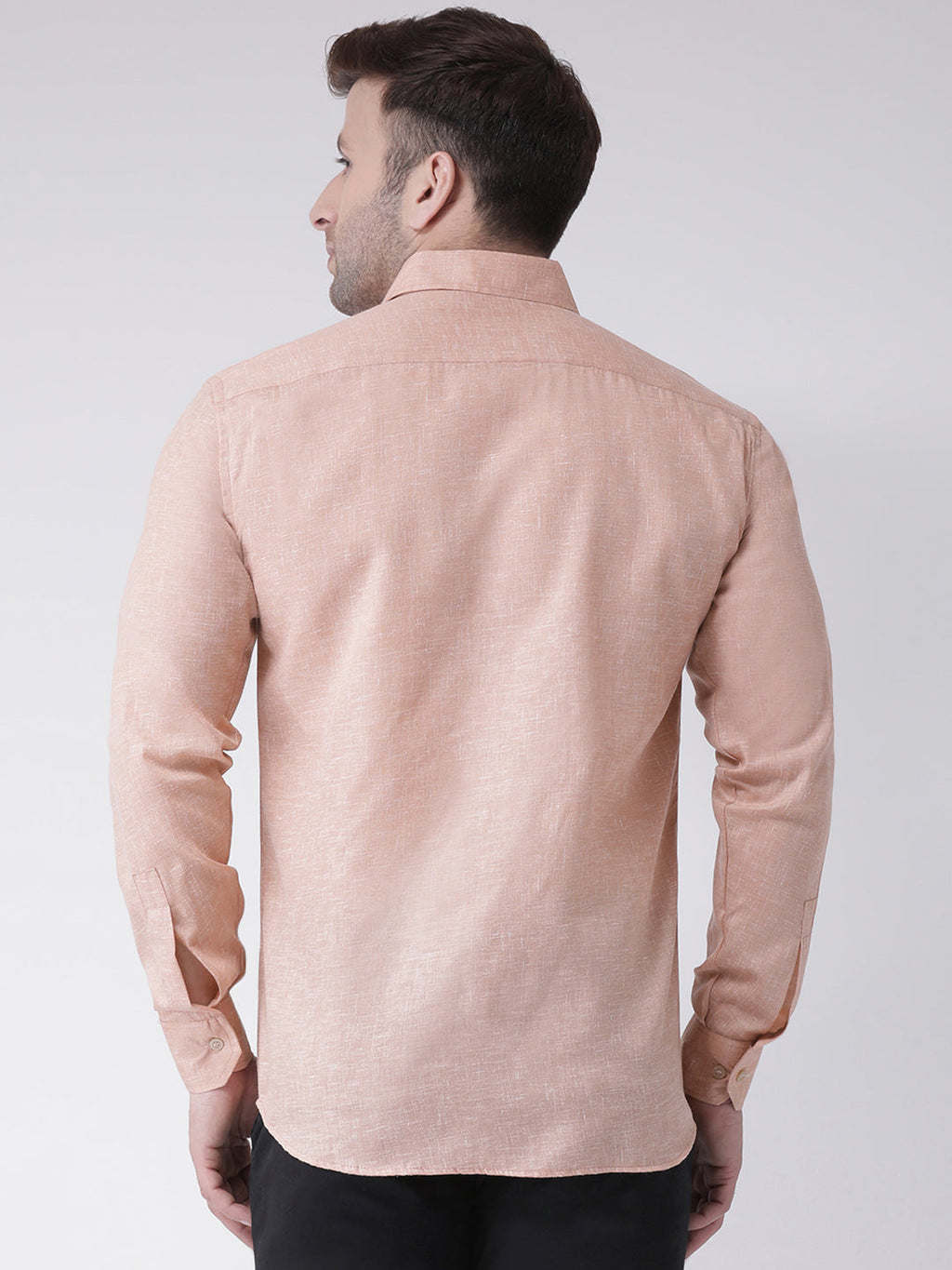 RIAG Beige Men's Full Sleeves Shirt - Distacart