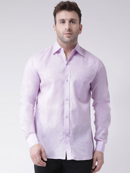 RIAG Purple Men's Full Sleeves Shirt