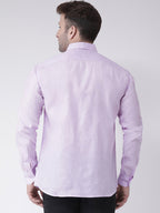 RIAG Purple Men's Full Sleeves Shirt - Distacart