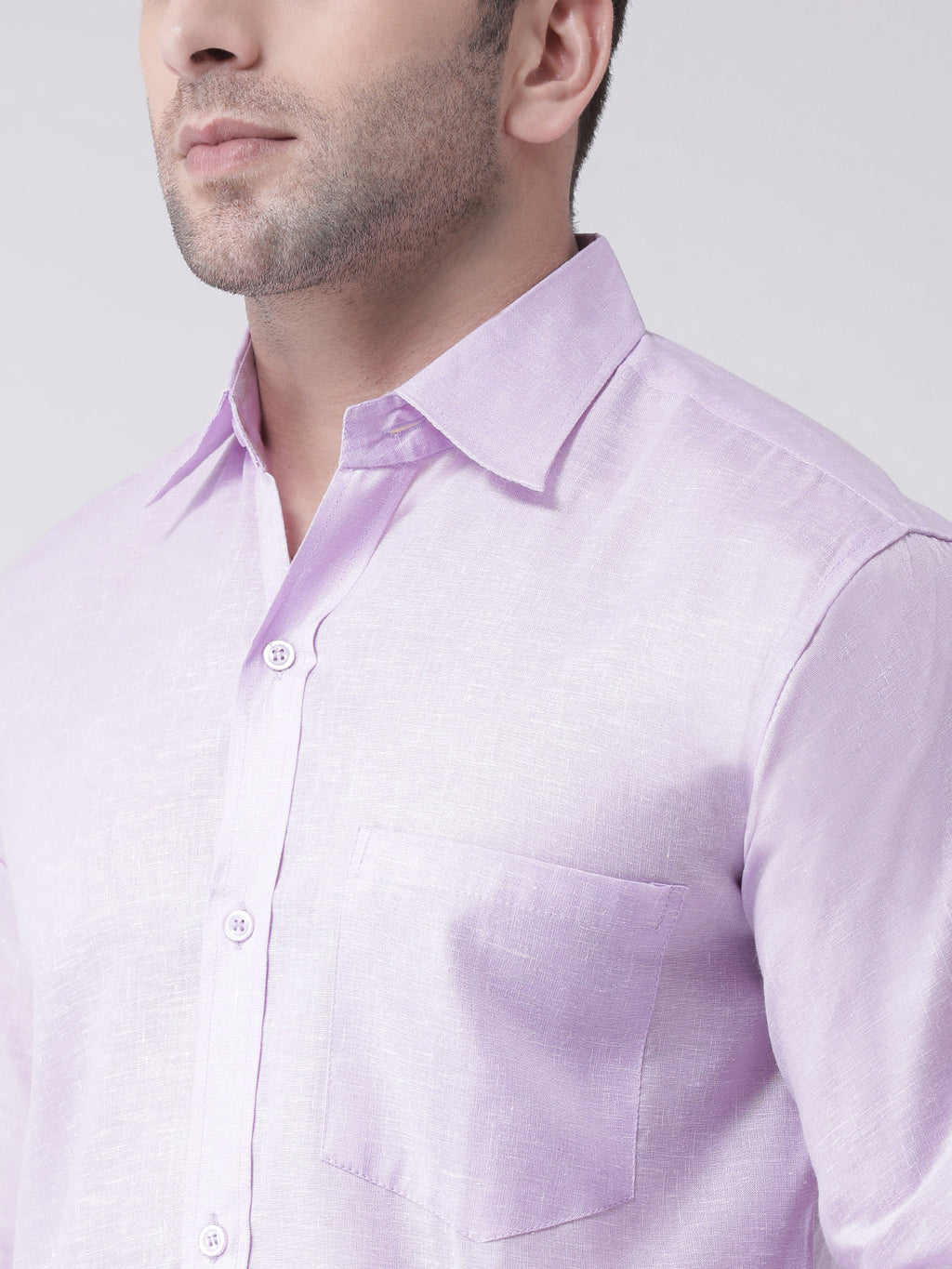 RIAG Purple Men's Full Sleeves Shirt - Distacart