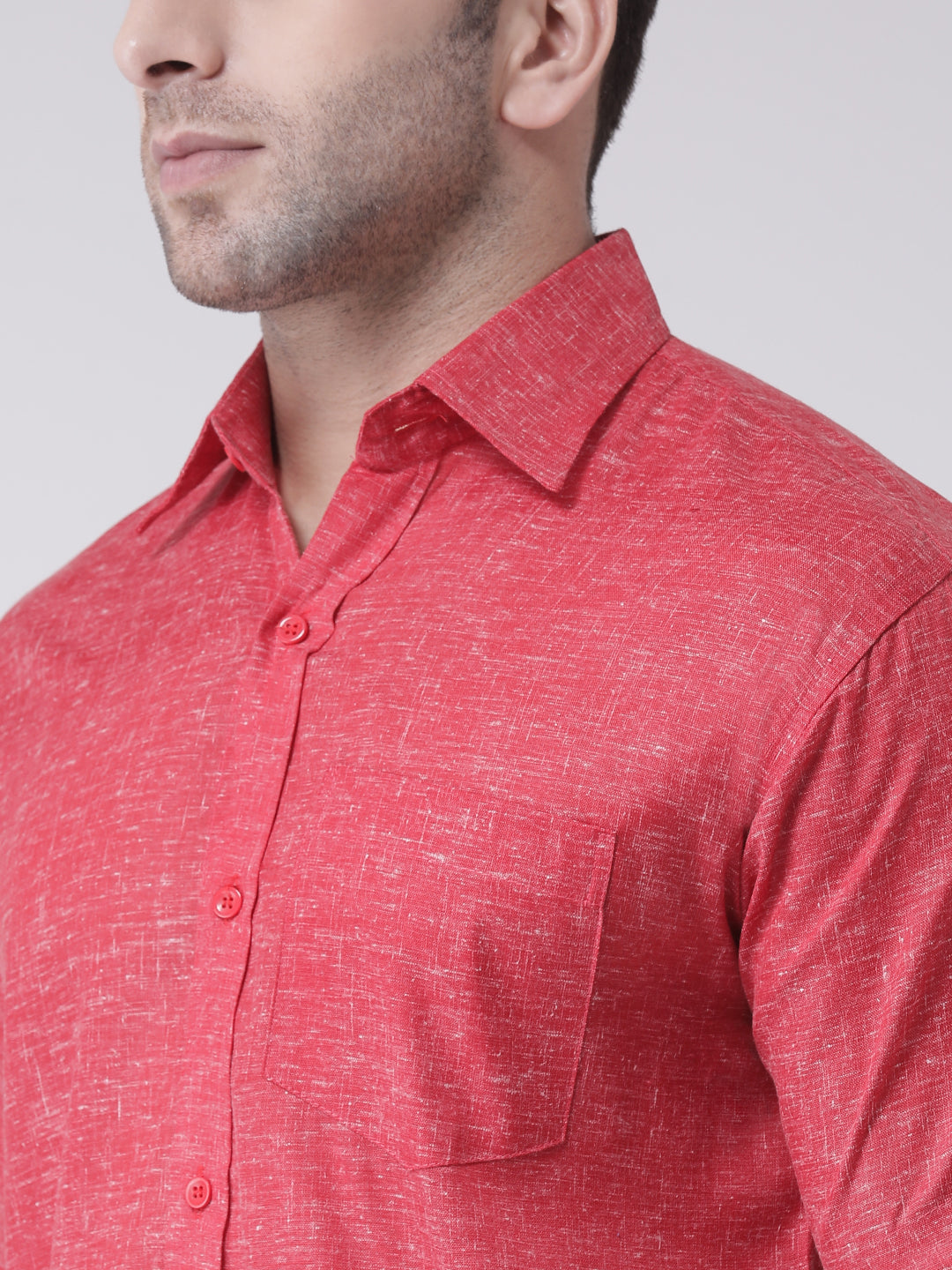RIAG Red Men's Half Sleeves Shirt - Distacart