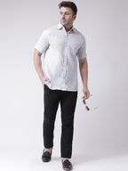 RIAG White Men's Half Sleeves Shirt - Distacart