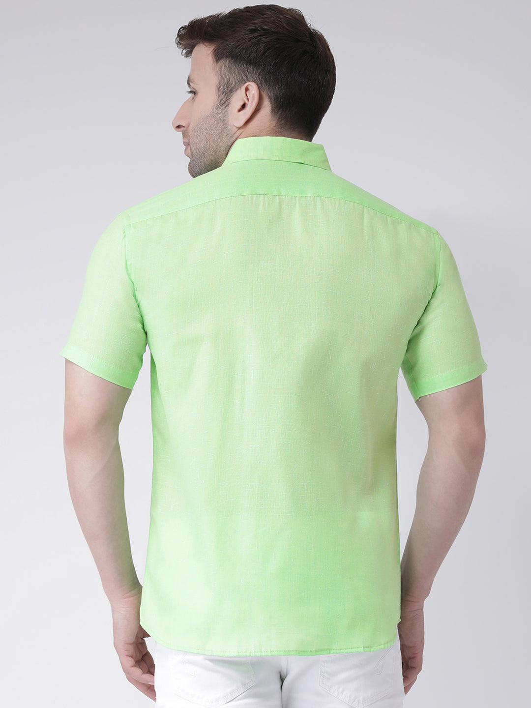 RIAG Green Men's Half Sleeves Shirt - Distacart