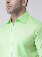RIAG Green Men's Half Sleeves Shirt - Distacart