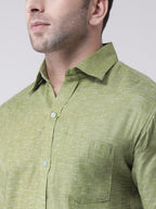RIAG Green Men's Half Sleeves Shirt - Distacart